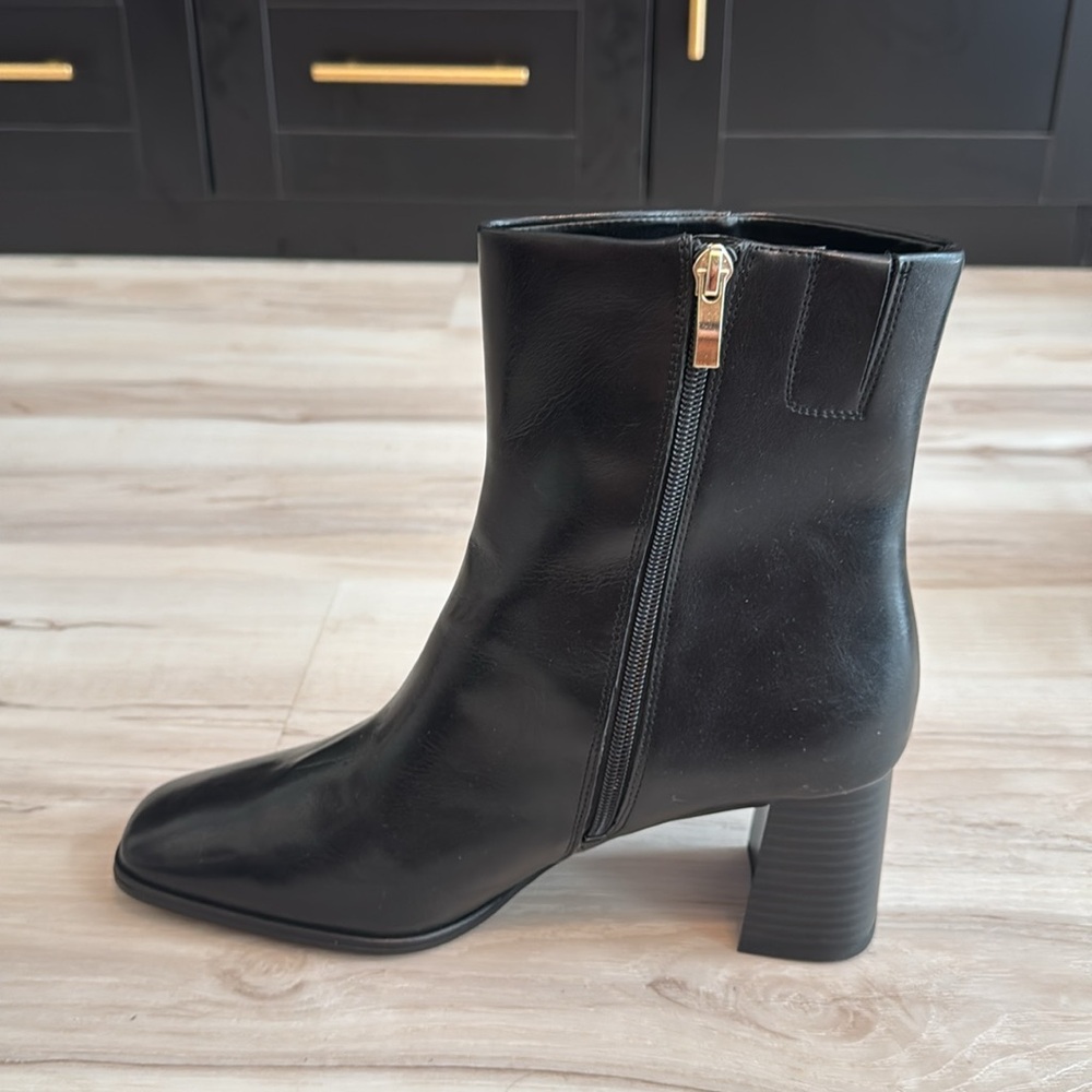 NORDSTROM RACK Normandy Block Heel Bootie In Black - Picture 5 of 9